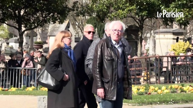 Obsèques d'Emilie Dequenne au cimetière du Père-Lachaise à Paris