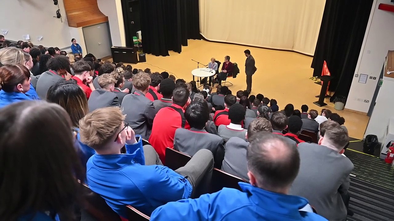Holocaust Survivor visits Moreton School in Wolverhampton.