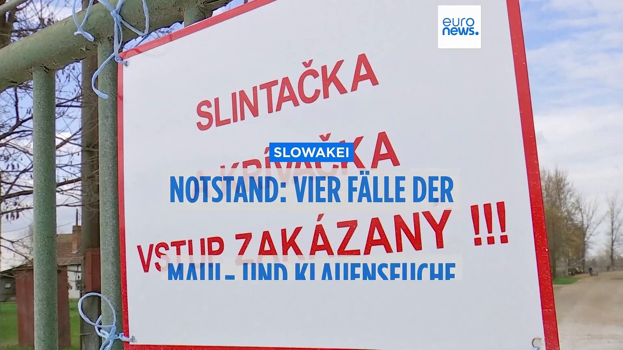 Maul- und Klauenseuche: Slowakei verhängt Notstand über das gesamte Land