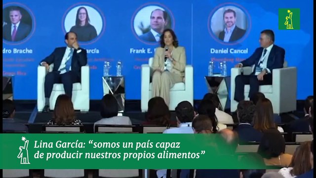 Lina García: “somos un país capaz de producir nuestros propios alimentos”
