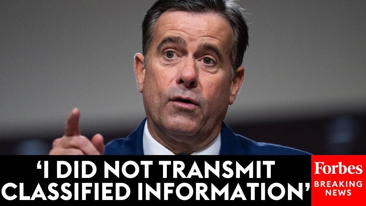 'Deliberately False': CIA Director John Ratcliffe Calls Out Journalist Over Signal Chat Claim