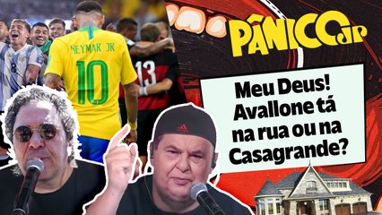 NEYMAR É CULPADO DE TER SORTE DE NÃO JOGAR NO 4X1 DA ARGENTINA E 7X1 DA ALEMANHA? COM ALBA E MORGADO