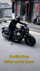 Blacked-Out Custom Muscle Bike – Ultimate Power & Style | ExoticDrives