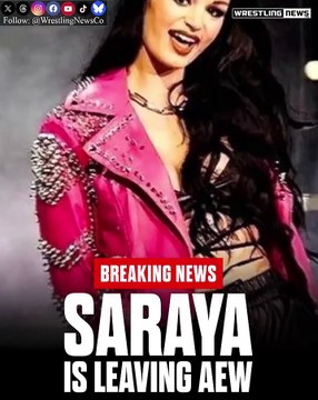 BREAKING NEWS: Former AEW World Champion Saraya Is Leaving The AEW Wrestling.