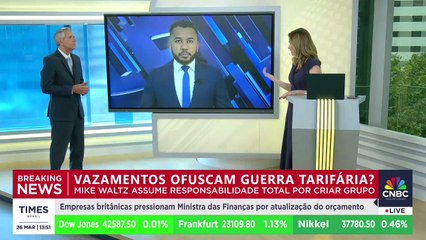 Vazamento de mensagens confidenciais ofuscam guerra tarifária nos EUA? Renan de Souza detalha caso