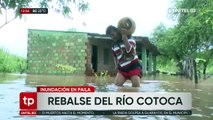 ​Habilitan albergue y entregan comida a afectados por inundación en Paila
