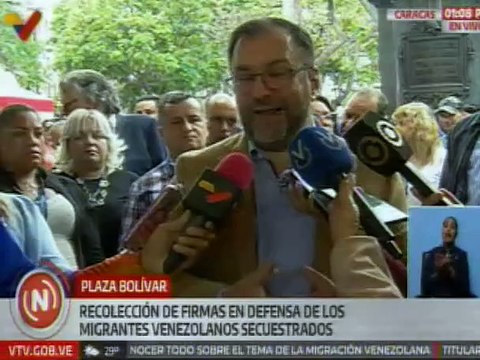 Ministro Yván Gil: Transmitimos nuestro apoyo para que lo migrantes puedan volver sanos y salvos