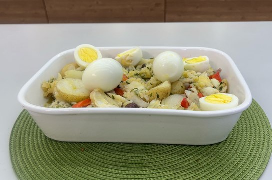 Bacalhau com azeitonas
