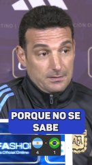 Scaloni: "Vamos a disfrutar de este momento"