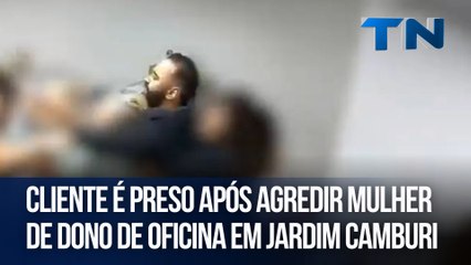 Cliente é preso após agredir mulher de dono de oficina em Jardim Camburi