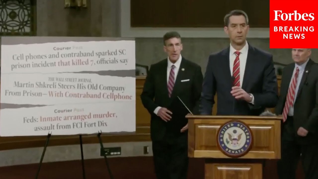 Tom Cotton Leads Efforts To Remove Cell Phones From Prisons And Jails