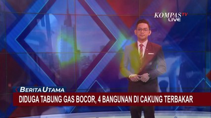 Tabung Gas Diduga Bocor, 2 Warung dan 2 Kontrakan di Cakung Terbakar