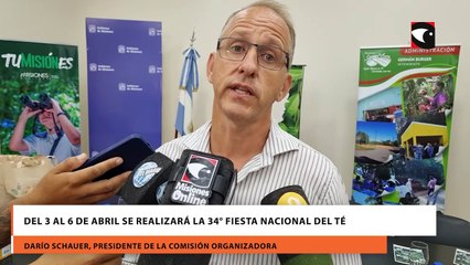 Del 3 al 6 de abril se realizará la 34° Fiesta Nacional del té