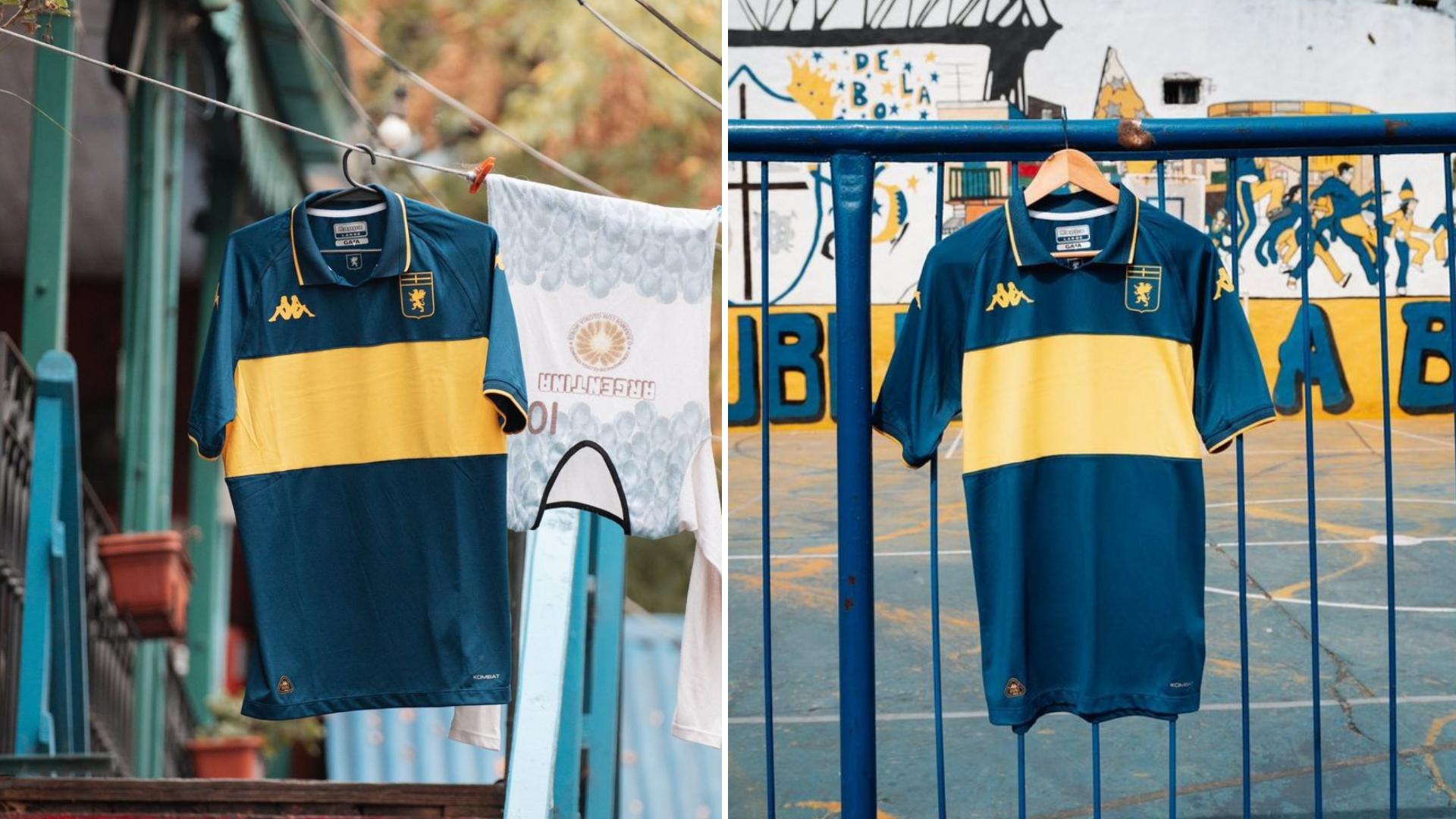 Genoa, quarta maglia in onore del Boca Juniors: le foto