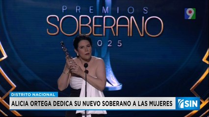 Alicia Ortega reconoce a la mujer dominicana con nuevo Soberano | Primera Emisión SIN
