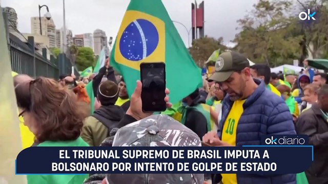 El Tribunal Supremo de Brasil imputa a Bolsonaro por intento de golpe de Estado