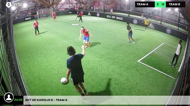 But de Karolis G - Team A