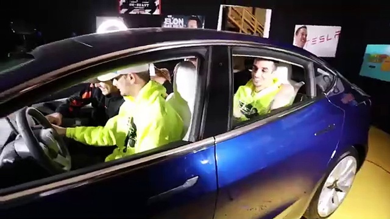 Last To Leave The Tesla, Keeps It Challenge