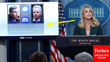 'How Ironic!': Karoline Leavitt Points Finger At Democratic Senator Mark Warner For Use Of Signal