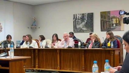 El portavoz del PSOE de Aranda, abucheado por el público del salón de Plenos