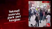 Mardin'de tekmeli yumrulu park yeri kavgası