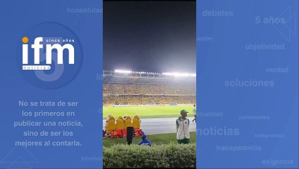 ¡Fuera, Petro! en el Metropolitano de Barranquilla