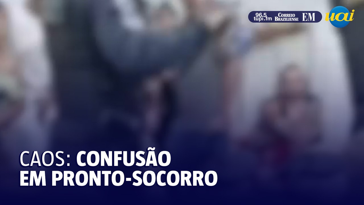 Vídeo mostra confusão no pronto-socorro São Ben...