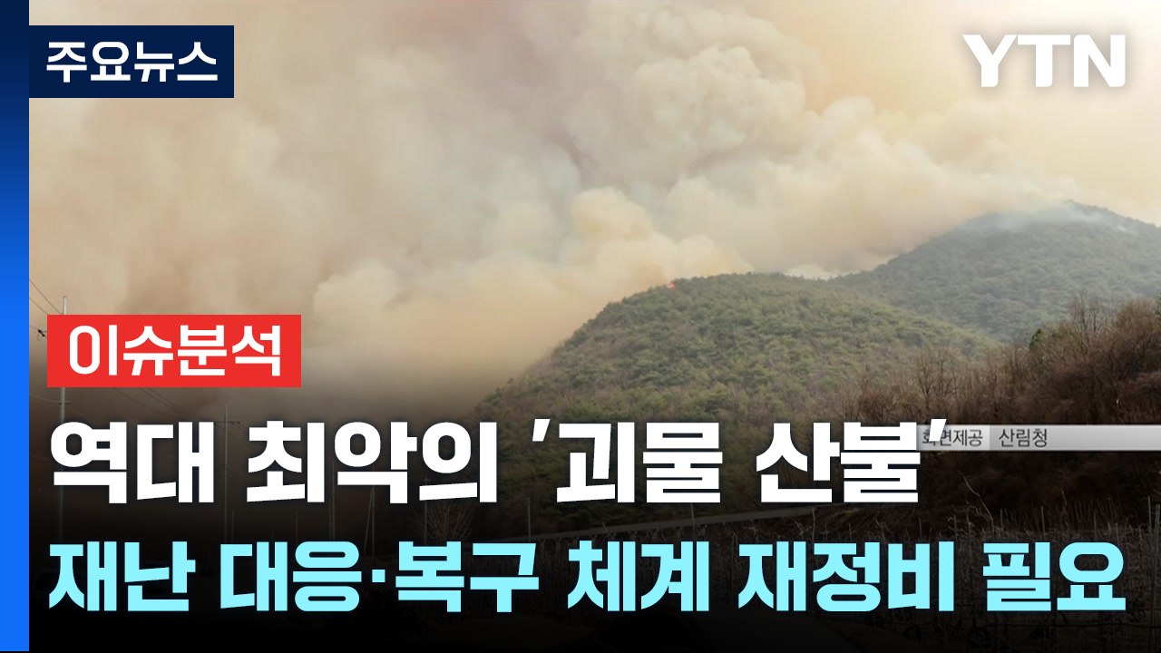 역대 최악의 '괴물 산불'..."재난 대응·복구 체계 재정비 필요" / YTN
