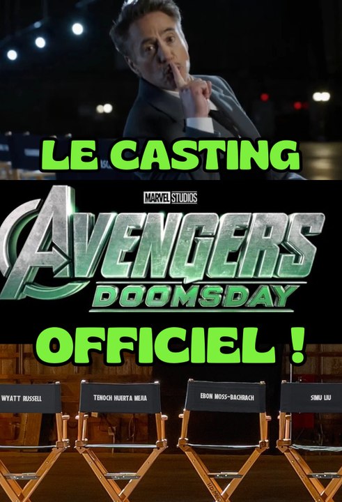 Le casting officiel de Doomsday ! #CapCut #avengersdoomsday #robertdowneyjr #doomsday #marvelstudios #mcu #avengers #spiderman #marvelrivals #casting #marvelcomics #fyp #pourtoi #viral