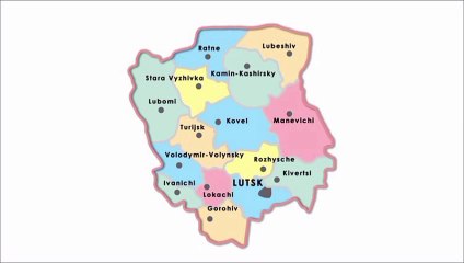 Map of Volyn Oblast. Peta Oblast Volyn. Volyn Oblast Map. Map of Volyn. Peta Volyn. Volyn Map.