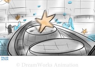 The Penguins Movie - "Fish Market Fight PART 1" Story Boards: Josh 'Hat Lieberman