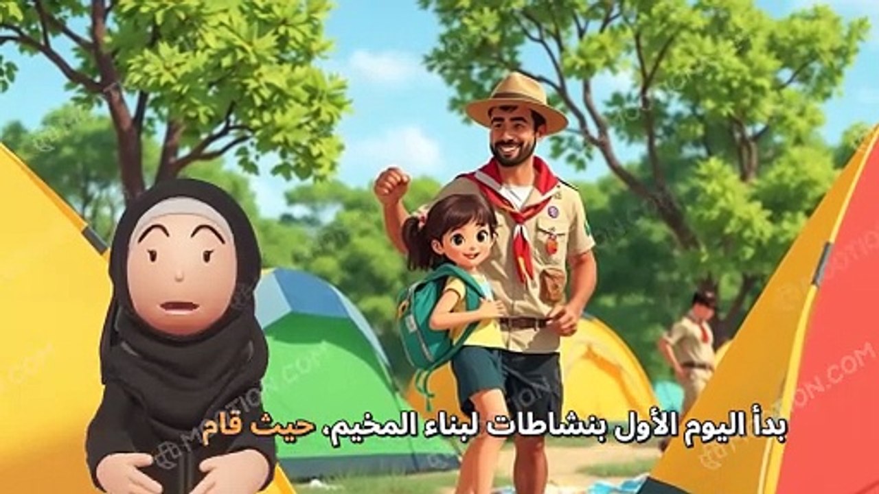 مغامرات سارة في المخيم الصيفي