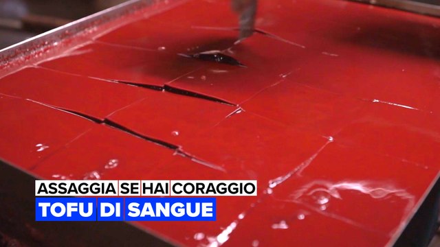Assaggia se hai coraggio: Tofu di sangue