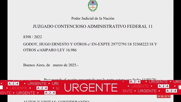 Un juez le pidió al Gobierno que informe sobre los alcances del acuerdo