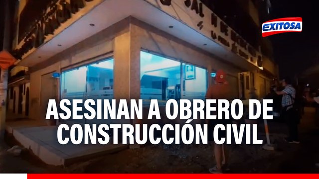 Crimen en El Agustino: Fallece obrero de construcción civil que resultó herido en balacera