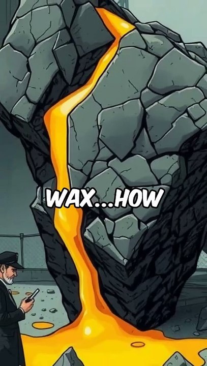 Rocks that melt like wax...how did they do it