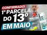 GOVERNO ANTECIPA PRIMEIRA PARCELA DO 13º SALÁRIO PARA MAIO E VALOR ANIMA TRABALHADORES