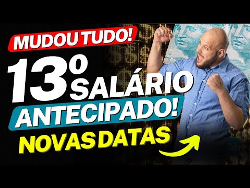 GOVERNO MUDA DE IDEIA E ANTECIPA O 13º SALÁRIO DO INSS PARA MAIO E JUNHO: VEJA O CALENDÁRIO