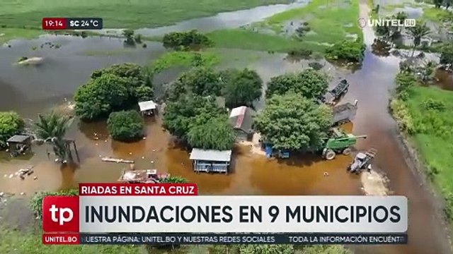 Santa Cruz tiene 97.000 hectáreas bajo el agua y 4.500 familias afectadas por las riadas, según Amdecruz