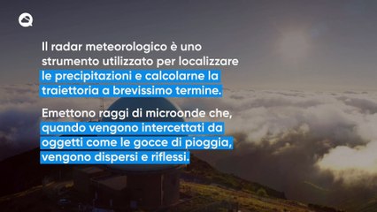 Che cos'è un radar meteorologico?