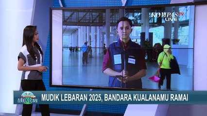 Satu Hari Jelang Lebaran, Bandara Kualanamu Masih Ramai 30 Maret 2025 Pagi