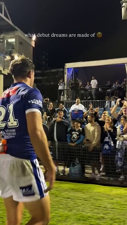 Family and friends mob Dogs debutant Todd