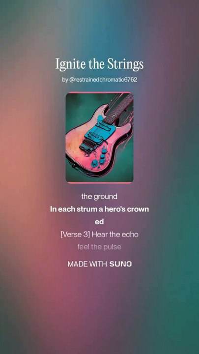 Ignite the Strings (dynamic high-energy electropop) (Second original version) SUNO AI