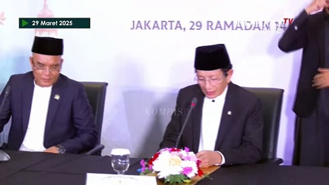 Usai Jalani Sidang Isbat Idulfitri, Menag Nasaruddin Umar Ungkap Pesan: Mari Kita Saling Mendoakan