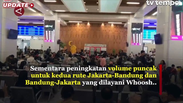 KCIC Prediksi Penumpang Whoosh Tembus 24 Ribu Per Hari di Masa Lebaran
