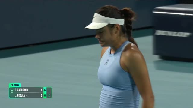 Pegula ends Raducanu revival in Miami quarter-finals