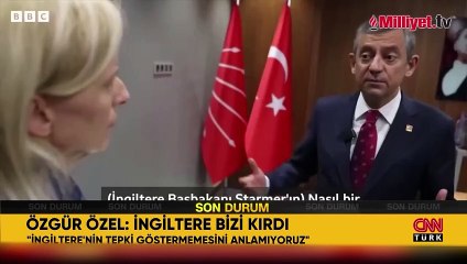 Özgür Özel’den bir utanç vesikası daha! İngiltere’den böyle medet umdu! “Terk edilmiş hissediyoruz”
