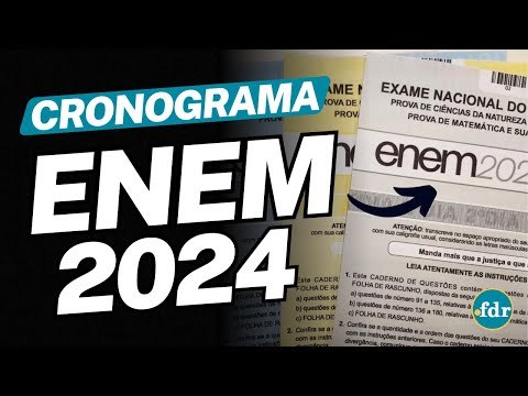 CRONOGRAMA ENEM 2024: VEJA AS DATAS DAS PROVAS, INSCRIÇÃO, GABARITO OFICIAL E RESULTADO DA PROVA