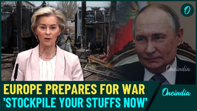 EU Prepares for War: Officials Warn Citizens to ‘Stockpile Food’ | Ukraine Conflict Escalates