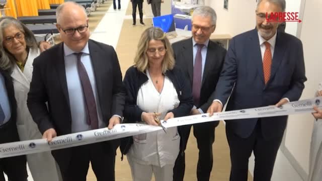 Policlinico Gemelli, al Pronto soccorso inaugurata una nuova sala per i pazienti in attesa di ricovero